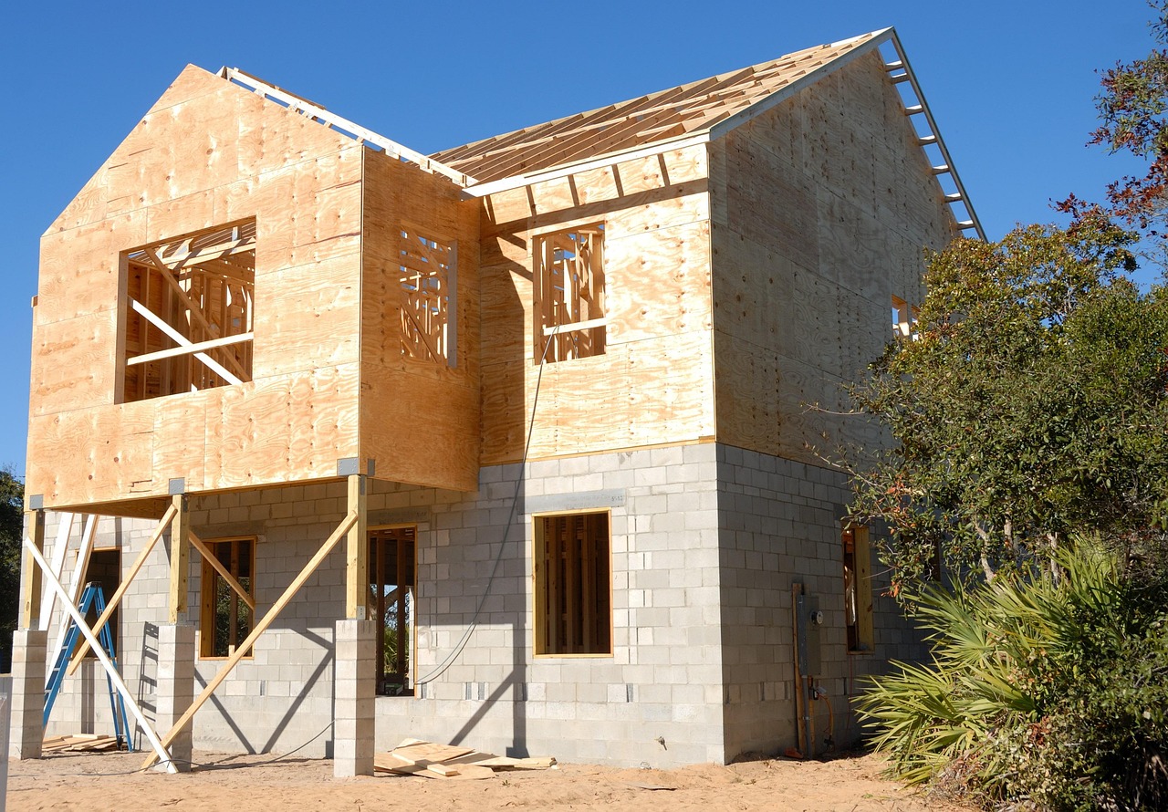 new home, nature, construction, build, architecture, industry, wood, house, home, estate, new, residential, mortgage, residence, building, dwelling, family, home construction, property, suburbs, design, suburban, structure, investment, neighborhood, frame, real estate, sky, realty, realtor, builder, brick, own